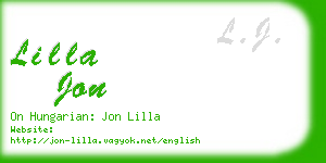 lilla jon business card